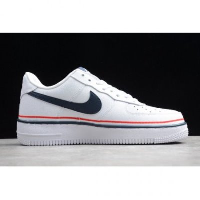 Nike Air Force 1 Low Usa Sporty Ribbon Beyaz / Koyu Gri Kaykay Ayakkabı Türkiye - DL73X9VX